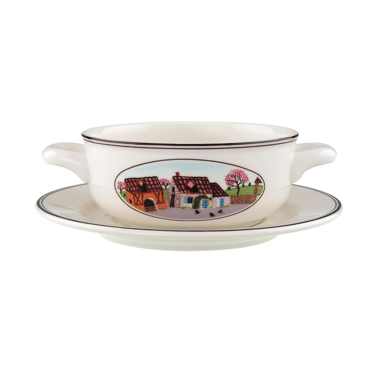 Villeroy & Boch Design Naif Suppentasse mit Untertasse 450 ml Image