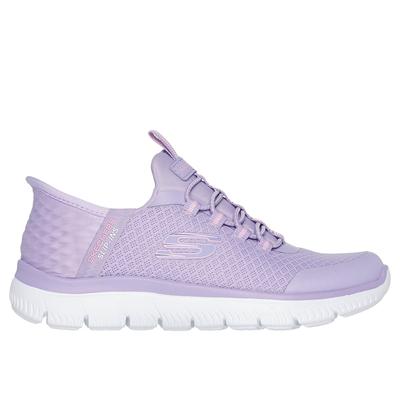 Skechers Girl's Slip-ins: Summits Sneaker | Size 5.5 | Lavender | Textile/Synthetic | Machine Washable