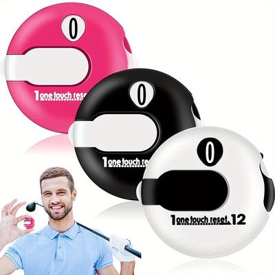 TEMU 3pcs Portable Golf Score Counter - Keep Track Of Your Score With Ease - Compact And Lightweight Golf Accessory Image