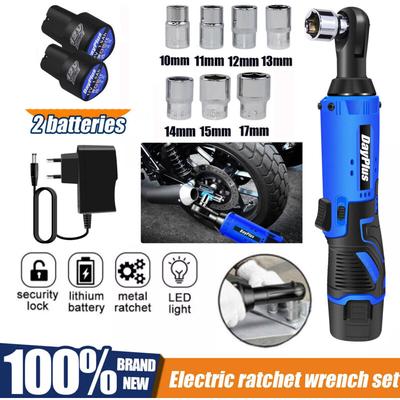 120NM Ratsche Ratschenschl ssel Elektrische Knarrenschl ssel 12V Satz mit 2 Akku Image