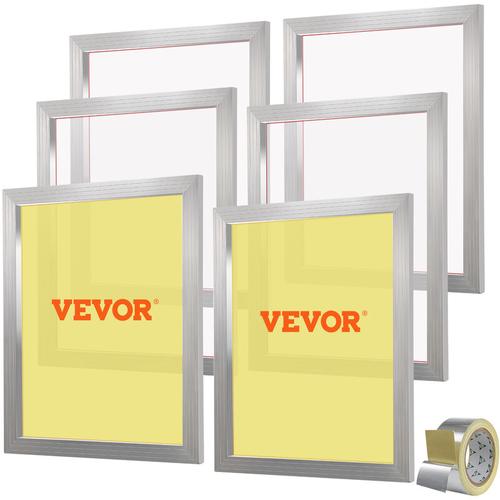 Mophorn - vevor Siebdruck-Set, 6 Stück Aluminium-Siebdruckrahmen, 50,8 x 61 cm Siebdruckrahmen mit