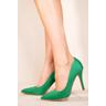 Where's That From Wheres Womens 'Leah' Toe Pump High Heel - Green - Size UK 5 | Where's That From Sale | Discount Designer Brands