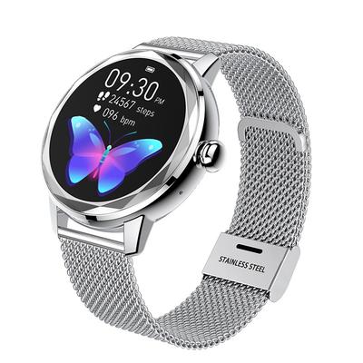 G208 Smart Watch 1.19 inch Smartwatch Fitness Running Watch Wireless Pedometer Call Reminder Activity Tracker Compatible with Android iOS Women Men Long Standby Hands-Free Calls Waterproof