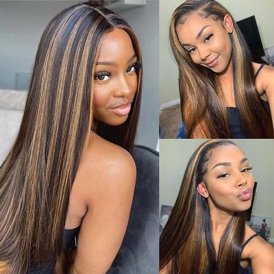 Remy Human Hair 5x5 Closure 13x6 Lace Front 13x4 Lace Front Wig Side Part Middle Part Free Part Brazilian Hair Curly Body Wave Multi-color Wig 130% 150% 180% Density with Baby Hair Highlighted