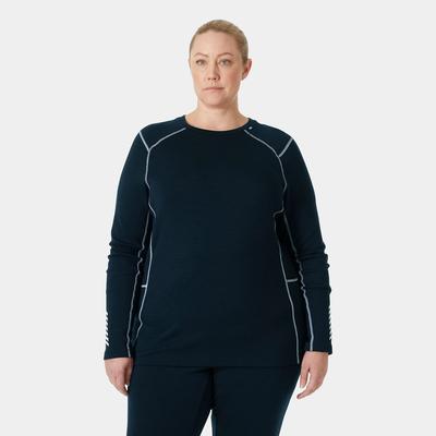 Helly Hansen Damen Lifa® Merino Midweight Plus Shirt Mit Rundhalsausschnitt 2X Image