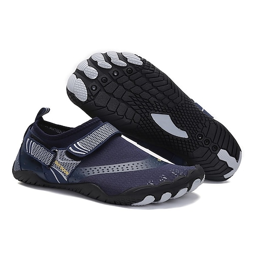 Schwarze Barfuß-Wasserschuhe für Herren und Damen mit rutschfester Sohle für Strand, Schwimmen und Outdoor-Aktivitäten Image