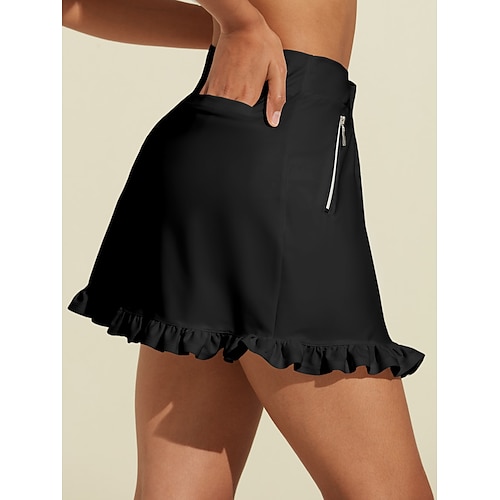 Damen Golf-Skorts Dunkelrosa Schwarz Weiß Leicht Unterteile Damen-Golfkleidung, Kleidung, Outfits, Kleidung Image