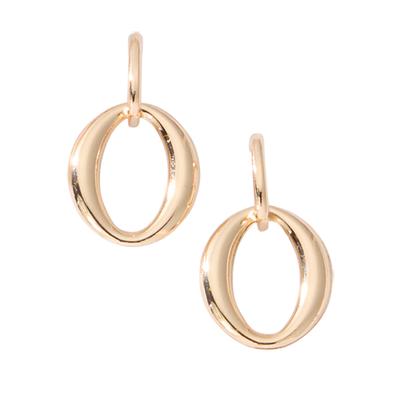 Draper's & Damon's Women's Lustrous Links Earrings - Yellow - PIERCED EAR