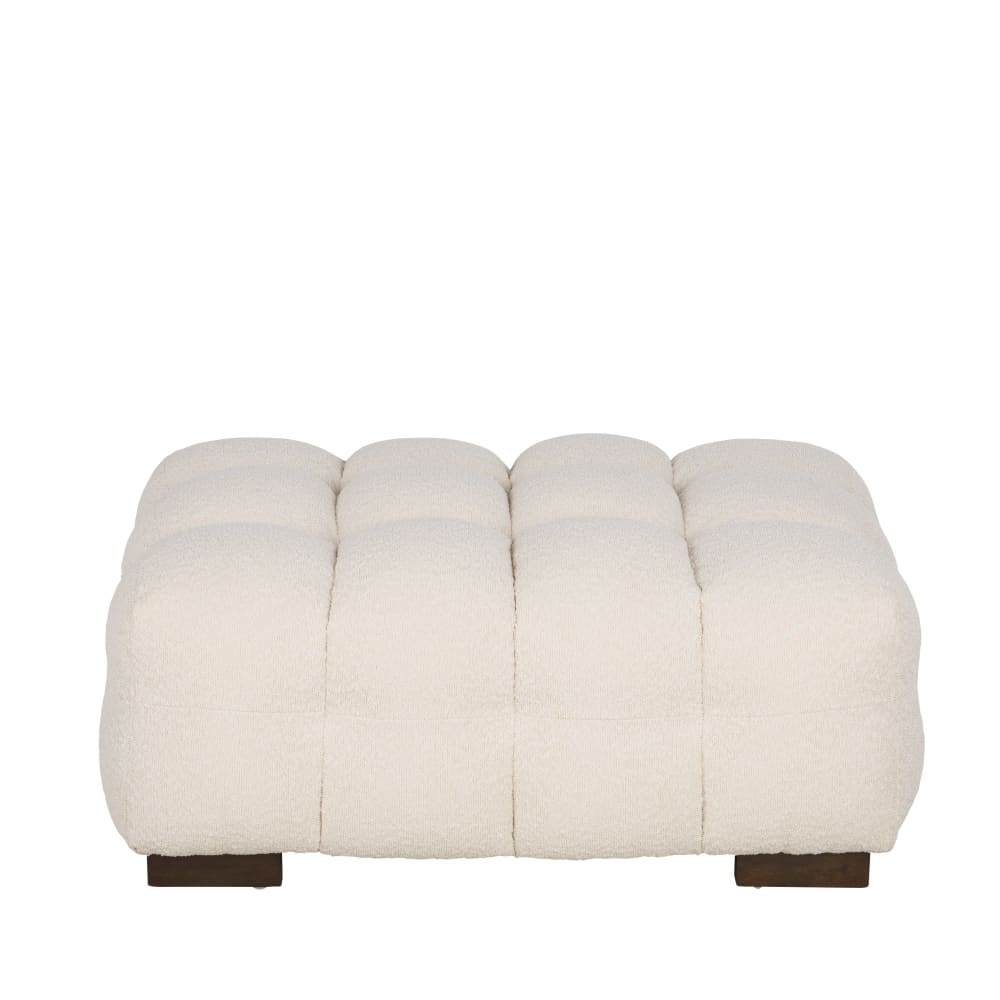Pouf nuage bouclettes écrues