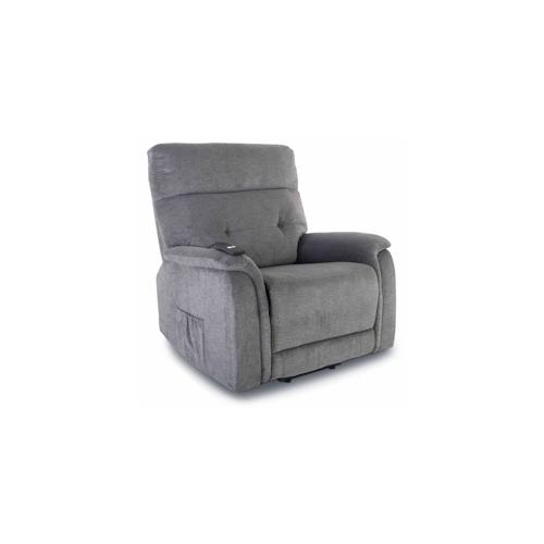 Fernsehsessel Aufstehhilfe, XXL-Relaxsessel, Liegefunktion, 200 kg Belastbarkeit, XXL-Sessel , Schlaffunktion, Mikrofaser, Dunkelgrau, Raburg Samson