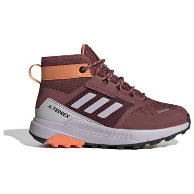 adidas Terrex - Kid's Terrex Trailmaker Mid Rain Ready - Multisportschuhe UK 6,5 | EU 40 braun/lila