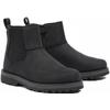 Chelseaboots TIMBERLAND "COURMA KIDMID CHELSEA BOOT", Damen, Gr. 39, schwarz, Leder, sportlich, Schuhe, Stiefelette, Winterschuhe, Ankle Boots