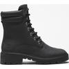 Winterstiefel TIMBERLAND "CORTINA VALLEY MID LACE UP WATERPROOF BOOT", Gr. 38, schwarz, Leder, sportlich, Schuhe, Winterschuhe, Winterboots, Schnürboots, Schnürstiefel, wasserdicht