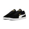 Sneaker PUMA "CLUB II", Gr. 39, schwarz-weiß (puma schwarz, puma weiß, puma gold), Leder, sportlich, Schuhe