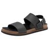 Outdoorsandale TIMBERLAND "Amalfi Vibes 2Band Sandal", Gr. 41,5, schwarz, Leder, sportlich, Schuhe