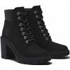 Schnürstiefelette TIMBERLAND "ALLINGTON HEIGHTSMID LACE UP BOOT", Gr. 37,5, schwarz, Leder, Synthetik, sportlich, Schuhe, Winterschuhe, Winterstiefel, Schnürboots, Winterboots