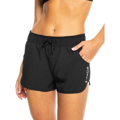 Boardshorts ROXY "ROXY WAVE 2 INCH BS", Damen, Gr. XS (34), N-Gr, grau (anthrazit), Obermaterial: 92% Polyester, 8% Elasthan, sportlich, Hosen Image