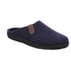 Pantoffel ROHDE "SOLTAU-H", Herren, Gr. 43, blau (ocean, meliert), Filz, klassisch, Schuhe, Hausschuh, Schlappen, Clog mit seitlichem Label