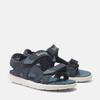 Sandale TIMBERLAND "Perkins Row 2 STRAP SANDAL", Gr. 35 (3), blau (dunkelblau, grün), Synthetik, sportlich, Schuhe, mit Klettverschluss