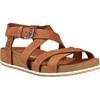 Sandale TIMBERLAND "Malibu Waves Ankle", Gr. 38, rot (rotbraun), Leder, sportlich, Schuhe