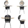 Barbecue à fumoir Kamado Céramique 76 cm - barbecue fumoir barbecues fumoir - barbecue - Home &