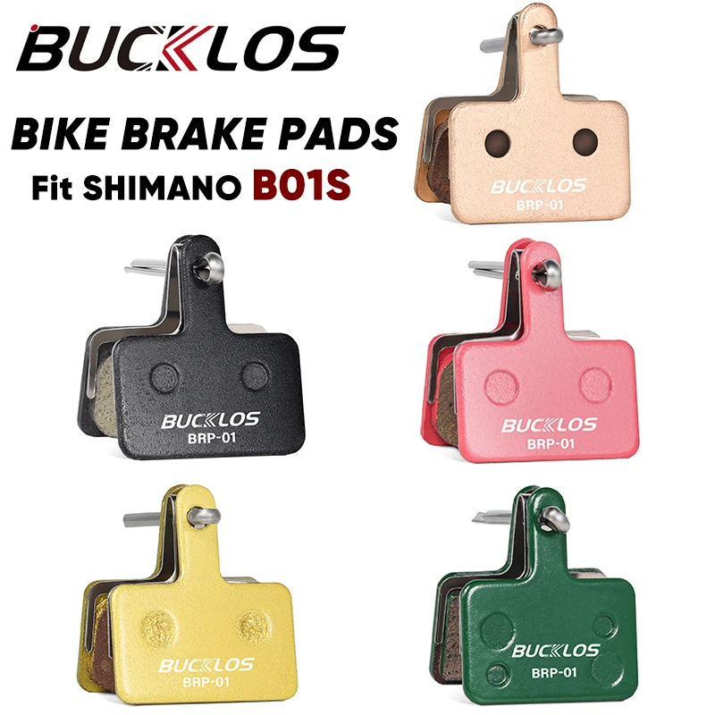 BUCKLOS BRP-01 Scheibenbremsbeläge Harz Halbmetall MTB Hydraulische Bremsbeläge für SHIMANO B01S B05S Fahrrad Bremsbelag für M525 M395 Image