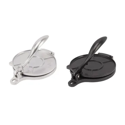 Tortilla Press Aluminum Alloy Manual Tortilla Maker Multifunctional Dough Press For Pizza Pie Patty Making