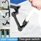 Universal Faucet Rotation Extender Black Faucet Aerator Splash Filter Kitchen Tap Washbasin Faucets