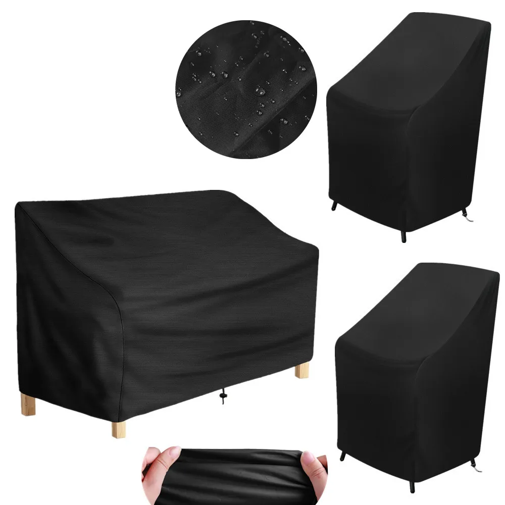 Housse de chaise de Patio imperméable, 1 pièce, protection universelle pour meubles de jardin d