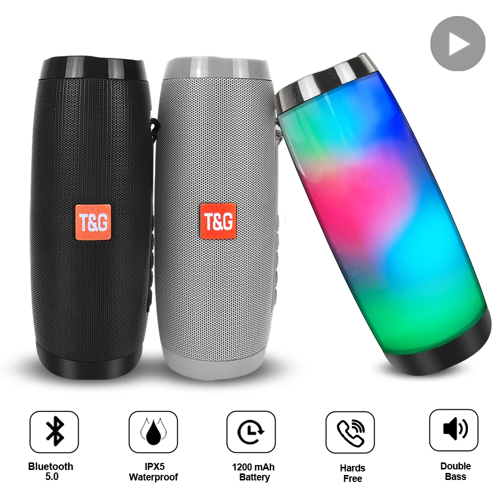 Haut-parleur Bluetooth extérieur sans fil, radio portable, récepteur FM, barre de son, caisson de basses musical, basse, Bluetooth, téléphone