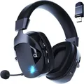 Cuffie da gioco Wireless Acinaci con microfono cuffie Bluetooth 2.4G USB 3.5mm cablate 3 modalità per PC, PS4, PS5, Mac, Switch