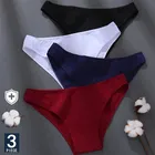FINETOO 3 Pz/set M-XXL Mutandine Donna Lingerie di Cotone Donna Intimo Sexy Femme Biancheria Intima Ragazze Mutanda Panty 7 Colori Solidi
