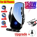 Supporto per auto a gravità Supporto per caricabatterie wireless Supporto per clip per presa d'aria per telefono Supporto per GPS per cellulare mobile per Iphone 14 13 12 X Samsung Xiaomi