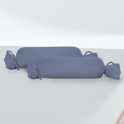 biberna Feinjersey-Nackenrollenbezug Doppelpack blau, 2x 15x40 cm Image
