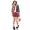 Zombie Schüler Cosplay Kostüm Austattungen Erwachsene Damen Gruseliges Kostüm Party Maskerade Karneval Maskerade Einfaches Karnevalskostüm