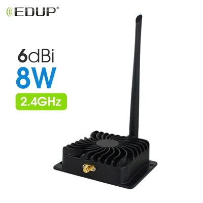 EDUP 8W WiFi Booster 2.4GHz Wifi Power Signal Amplifier Router Range Extend Wireless Remote Control