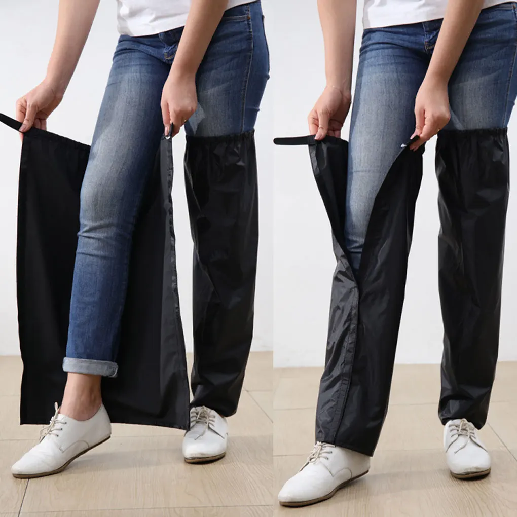 PVC leichte und tragbare Beins chürze bleiben für unerwartete Regenschauer mit leicht zu tragenden XL vorbereitet Image