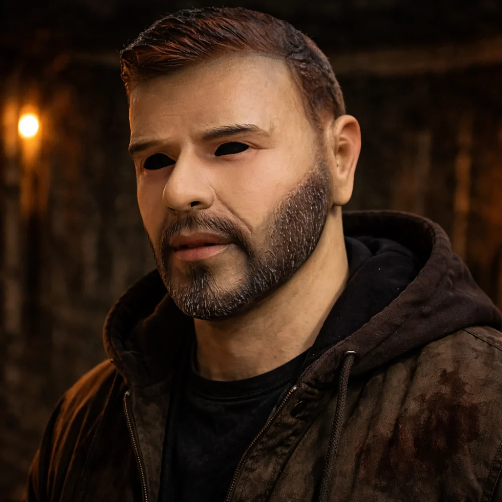 Maschera maschile in lattice realistico Chris Hemsworth Maschera di celebrità Costume di carnevale di Halloween Festa in maschera Copricapo di scherzo per adulti