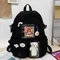 Sac à Dos d'École Mignon pour Fille et Adolescente, Poches Kawaii, pour Ordinateur Portable,