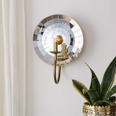 Prine Mirrored Wall Sconce - Ballard Designs