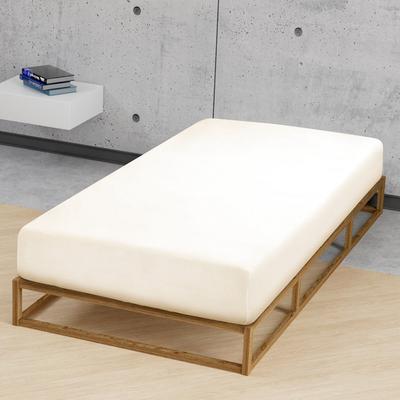 biberna Jersey-Elastic-Spannbetttuch natur, 1x 90x190 cm - 100x220 cm Image