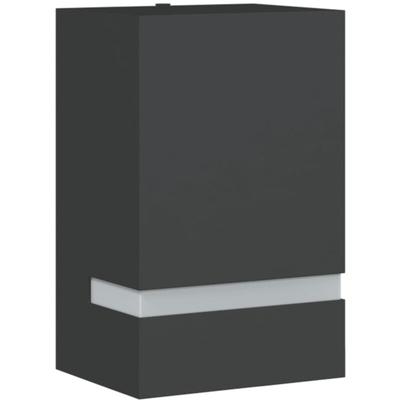Außenwandleuchte Schwarz Edelstahl vidaXL408773 Image