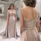 CustomizedCrystal Sequins Mother of the Bride Dresses Long Sleeves Champagne Plus Size Prom Gowns African Wear Gown Lady