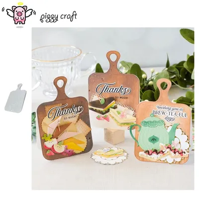 Piggy Craft metal cutting dies cut die mold Kitchen board decoration Scrapbook paper craft knife