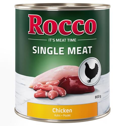 24x800 g Rocco Single Meat Hundenassfutter