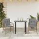 Vidaxl - Set da Bistrò 3 pz con Cuscini Beige Misto in Polyrattan