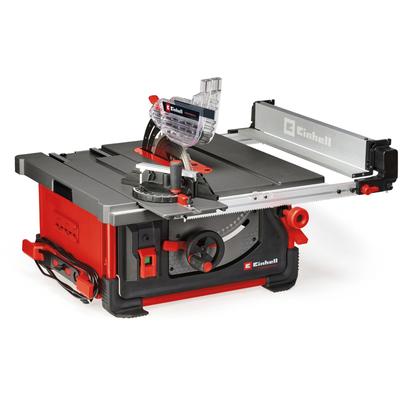 Tischkreissäge EINHELL "TP-CC 10 T", rot (rot, schwarz, weiß), B:629mm H:485mm L:730mm, Sägemaschinen, mit Arbeitstisch aus Aluminiumguss mit höhenverstellbarer Tischeinlage Image