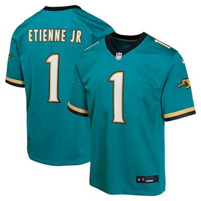 Jacksonville Jaguars Nike Game Sekundär Ausweichtrikot - Blaugrün - Travis Etienne Jr. - Jugendliche Image