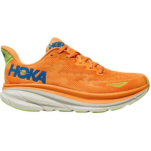 HOKA Herren Laufschuhe CLIFTON 9, Größe 42 in Orange