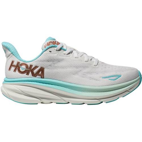 HOKA Damen Laufschuhe CLIFTON 9, Größe 40 ⅔ in FROST / ROSE GOLD